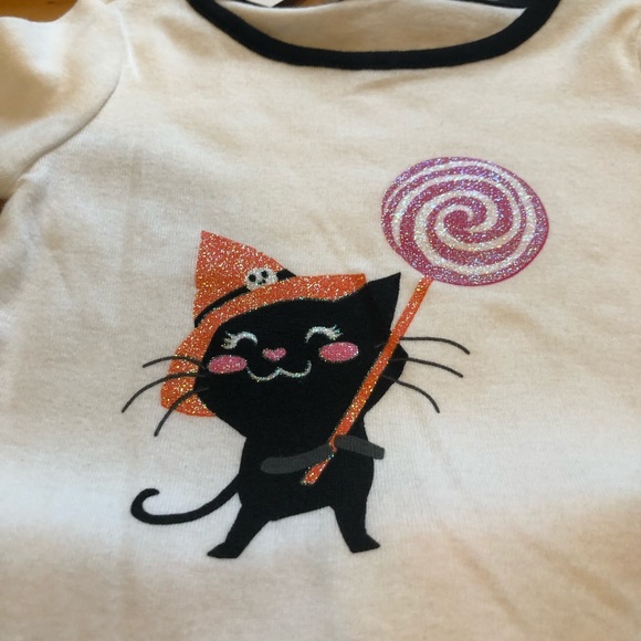 Baby girls Halloween witch cat candy pajamas - Picture 5 of 7
